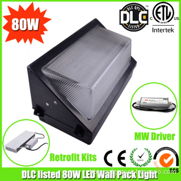 5years Warranty Dlc Approved 80W LED Wall Pack